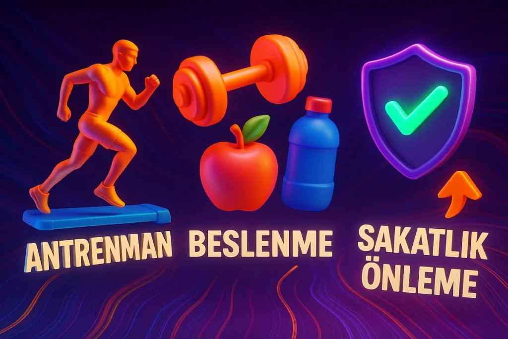 Sporcular için antrenman, beslenme ve sakatlık önleme